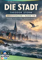 Vorschau - Arbeitsblätter - Gedicht Storm Die Stadt Klasse 7 8 - Deckblatt