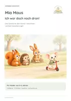 Vorschau - Fördermaterial/Inklusion - Kamishibai: Mia Maus – Ich war doch noch dran! | Warten & Abwechseln im Kindergarten - Seite 1