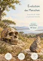 Vorschau - Unterrichtsreihen - Evolution des Menschen – 88 Seiten Biologie Lernwerkstatt | Menschwerdung, Homo sapiens, Neandertaler, aufrechter Gang & Stammbäume | Arbeitsblätter mit Lösungen - Deckblatt