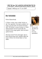 Vorschau - Arbeitsblätter - Lesen und Verstehen Leseverständnis Sachtexte Tiere - Seite 1