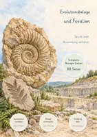 Vorschau - Unterrichtsreihen - Evolutionsbelege & Fossilien – 88 Seiten Biologie Lernwerkstatt | Fossilbildung, Homologie, Analogie, Rudimente, Datierung & Evolution | Arbeitsblätter mit Lösungen - Deckblatt