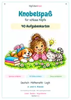 Vorschau - Aufgabenkarten - 40 Aufgabenkarten: Knobeln, Denken & Sprachwissen- für die SHEKO Dose - Deckblatt