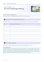 Vorschau - Unterrichtsreihen - RELIGIO 5 – Die erste Schöpfungserzählung | Genesis 1, Schöpfungstage & Ruhetag - Seite 1
