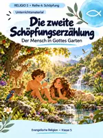 Vorschau - Unterrichtsreihen - RELIGIO 5 – Die zweite Schöpfungserzählung | Adam und Eva, Garten Eden & Verantwortung - Deckblatt