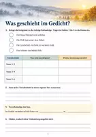 Vorschau - Arbeitsblätter - Gedicht Mörike Septembermorgen Klasse 7 8 - Seite 3