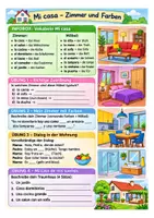 Vorschau - Arbeitsblätter - Spanisch Klasse 7 Vertretungsstunde - Familia, Colores, Mi casa, Lesestück - Seite 3