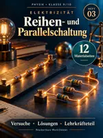Vorschau - Unterrichtsreihen - Reihenschaltung und Parallelschaltung für Physik Klasse 9 und 10 - Deckblatt