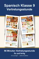 Vorschau - Arbeitsblätter - Spanisch Klasse 6–10 – Grammatik, Alltag und Landeskunde: 8 Materialien - Deckblatt