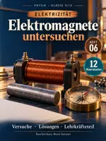 Vorschau - Unterrichtsreihen - Elektromagnete untersuchen für Physik Klasse 9 und 10 - Deckblatt