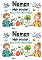 Vorschau - Arbeitsblätter - Miniheft Nomen - Deutsch Klasse 2 | 15 Lernseiten zu Namenwörtern | Wortarten - Seite 1