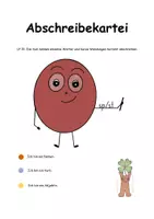 Vorschau - Bildkarten - Abschreibekartei sp/st - Deckblatt
