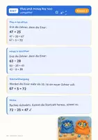 Vorschau - Arbeitsblätter - Plus und Minus bis 100 – Übungen Klasse 2 - Seite 1