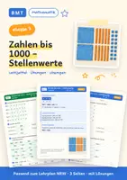 Vorschau - Arbeitsblätter - Zahlen bis 1000 Klasse 3 mit Lösungen - Deckblatt