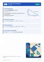 Vorschau - Arbeitsblätter - Der Satz des Pythagoras – Übungen Klasse 9 - Seite 1