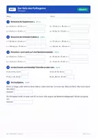 Vorschau - Arbeitsblätter - Der Satz des Pythagoras – Übungen Klasse 9 - Seite 2