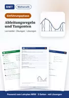 Vorschau - Arbeitsblätter - Ableitung & Vektoren Mathe EF Paket - Seite 1