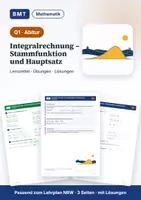 Vorschau - Arbeitsblätter - Integralrechnung Q1 mit Lösungen - Deckblatt