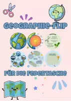 Vorschau - Mal- und Bastelvorlagen - Geographie Flip Kontinente und Aufbau der Erde - Deckblatt