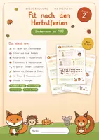 Vorschau - Arbeitsblätter - Fit nach den Herbstferien Mathe Klasse 2 - Deckblatt