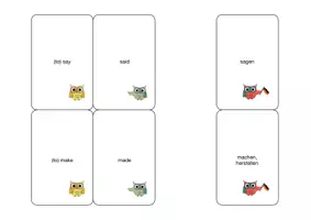 Vorschau - Spiele - Bundle Triplets - Kartenspiele Irregular Verbs - Seite 1