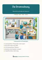 Vorschau - Arbeitsblätter - Die Stromrechnung – Lesespurgeschichte mit Rätselaufgaben (Klasse 10) - Seite 1