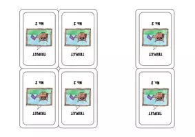 Vorschau - Spiele - Triplet 2 Level 2 - Kartenspiel Irregular verbs - Deckblatt