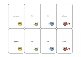 Vorschau - Spiele - Quartet 2 Level 2 - Kartenspiel Irregular Verbs - Seite 3
