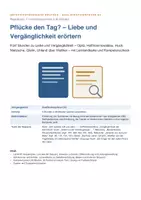 Vorschau - Stundenentwürfe - Unterrichtssequenz Q2: Pflücke den Tag? – Liebe und Vergänglichkeit erörtern (Opitz, Huch, Nietzsche, Gleim, Uhland; 5 Stunden) - Seite 1