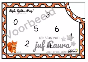 Voorbeeld - Kijk, Splits, Ping! - Splitsen t/m 6 - Herfst - Pagina 3