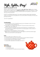 Voorbeeld - Kijk, Splits, Ping! - Splitsen t/m 10 - Herfst - Pagina 1