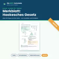 Vorschau - Merkblätter - Merkblatt Hookesches Gesetz & Federkraftmesser – kostenlos (Physik Klasse 7/8) - Seite 3