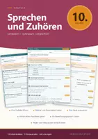 Vorschau - Arbeitsblätter - Sprechen und Zuhören Deutsch 10 Gymnasium - Deckblatt