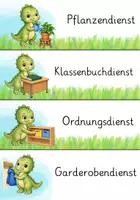Vorschau - Fördermaterial/Inklusion - Klassendienste Dinoklasse Dinosaurier Classroom management - Seite 3