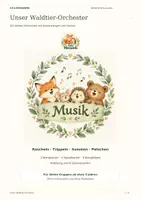 Vorschau - Spiele - Waldtiere -Orchester: Musikspiel für die Kita - Deckblatt