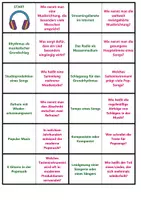 Vorschau - Arbeitsblätter - Popmusik | Unterrichtsmaterial | Quiz | Rätsel | Spiel | Musik | Klasse 5-8 | mit Lösungen - Seite 1