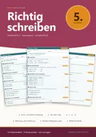 Vorschau - Arbeitsblätter - Richtig schreiben Deutsch 5 Gymnasium - Seite 1