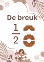 Voorbeeld - Juf Hageladie_ werkboek breuk 1/2 - Voorblad