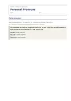 Vista previa - Hojas de trabajo - Personal Pronouns – Ejercicios de inglés 1º ESO - página 1