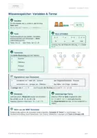 Vorschau - Merkblätter - Wissensspeicher Variablen & Terme – kostenlos (Mathe Klasse 7/8) - Seite 2