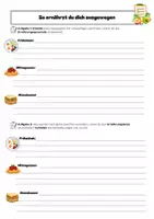 Vorschau - Arbeitsblätter - Eine gesunde und ausgewogene Ernährung planen | Arbeitsblatt mit Lösungen | AES Klasse 6/7 - Deckblatt