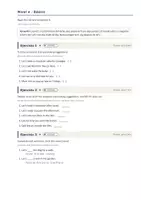 Vista previa - Hojas de trabajo - Ejercicios de gramática (2 de 2) – Paquete de inglés 2º ESO - página 2