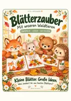 Vorschau - Mal- und Bastelvorlagen - Blätterzauber- Herbstbasteln für die Kita - Deckblatt
