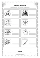 Vista previa - Hojas de trabajo - 🎃 HALLOWEEN ACTIVITY BOOK | Year 5-6 | ESL Worksheets, Listening, Vocabulary & Games - página 2
