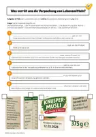 Vorschau - Arbeitsblätter - Gesetzliche Lebensmittelkennzeichnung | Was verrät uns die Verpackung? | AES | mit Lösungen - Seite 2