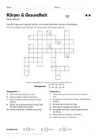 Vorschau - Arbeitsblätter - Gesundheits-Kreuzworträtsel Klasse 2–3 - Seite 3