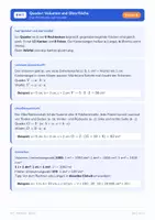 Vorschau - Arbeitsblätter - Quader: Volumen und Oberfläche (Klasse 6) - Seite 1