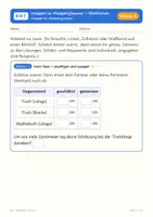 Vorschau - Arbeitsblätter - Messen im Klassenzimmer – Stationen Klasse 3 - Seite 1