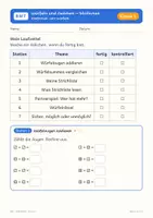 Vorschau - Arbeitsblätter - Würfeln und rechnen – Stationen (Klasse 1) - Seite 1