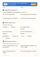 Vorschau - Arbeitsblätter - Zeit im Alltag – mein Tagesablauf Klasse 2 - Seite 3