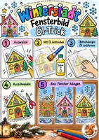 Vorschau - Mal- und Bastelvorlagen - Materialpaket Weihnachten basteln Klasse 1 2 3 4 5 Winter Fensterdeko Windlichter - Seite 1